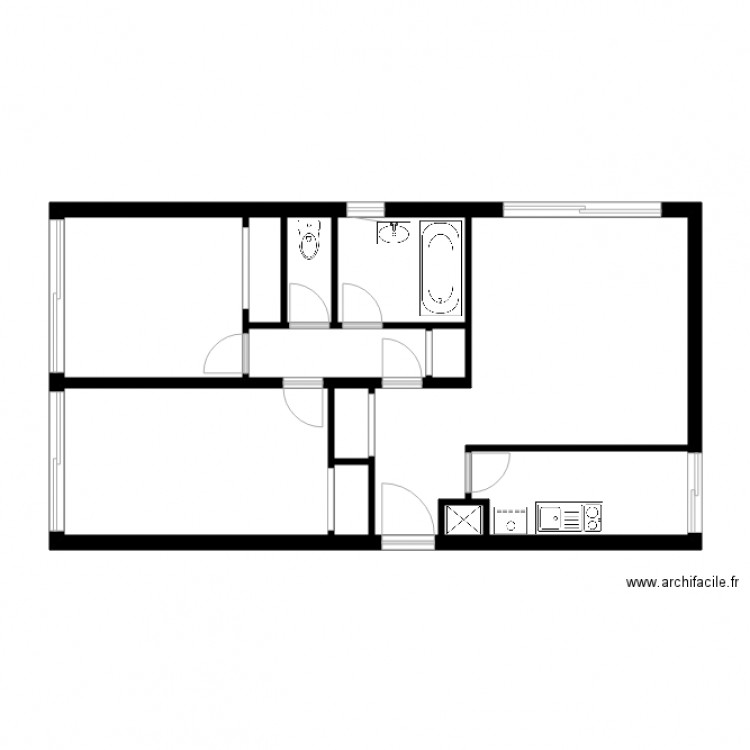 49 av Foch Biarritz. Plan de 0 pièce et 0 m2