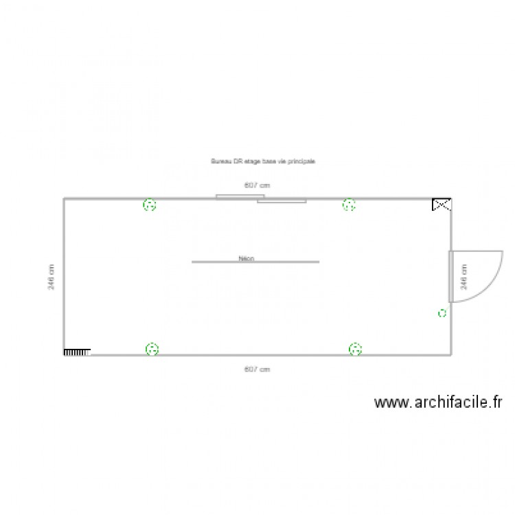 bureau spada hotel des dépots. Plan de 0 pièce et 0 m2