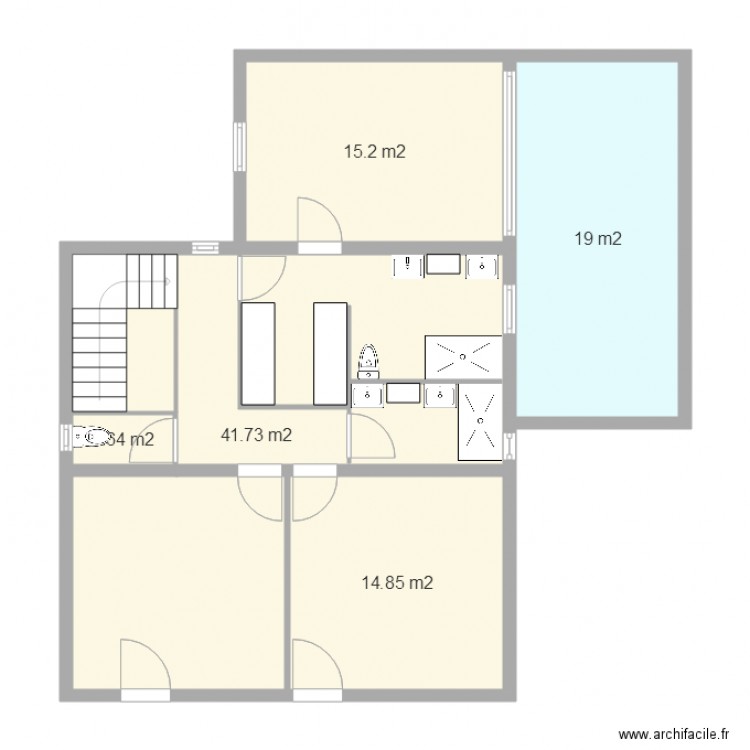 PLANO CASA BENIMEIT PLANTA alta 3. Plan de 0 pièce et 0 m2