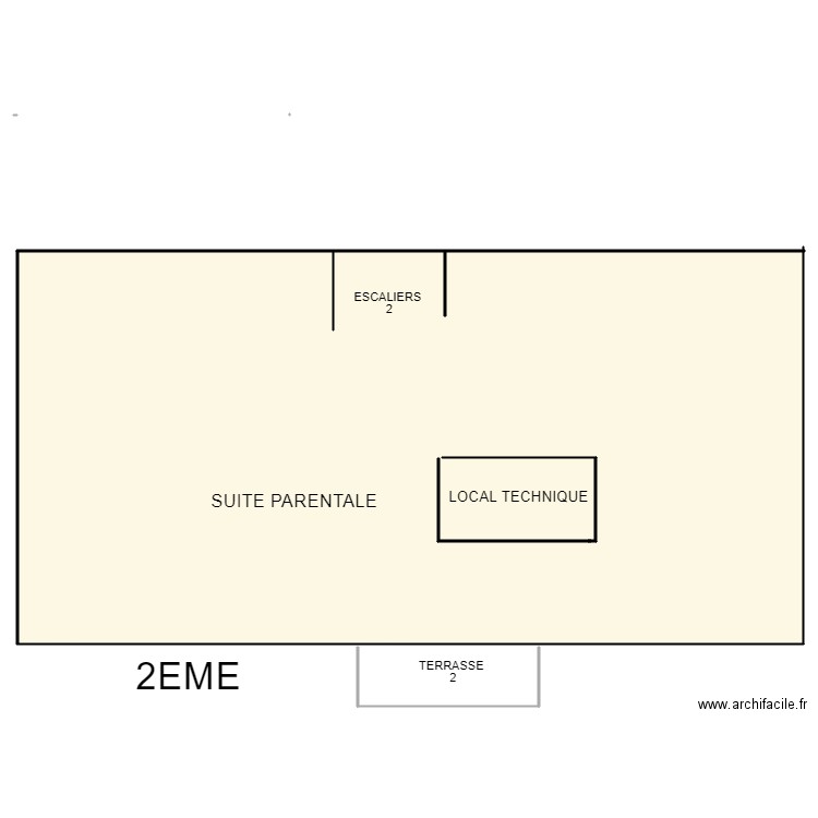 RULLIER 2EME. Plan de 0 pièce et 0 m2