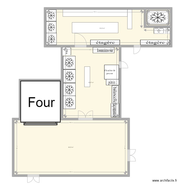 Plan boul Lucien. Plan de 4 pièces et 202 m2