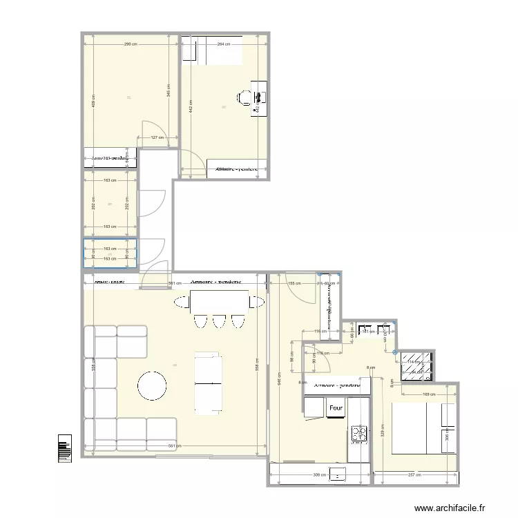 appartement V5. Plan de appartement V5. Plan de