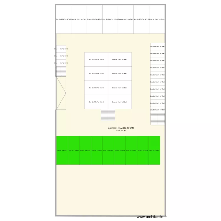 Batiment REZ DE CHAU 2. Plan de Batiment REZ DE CHAU 2. Plan de