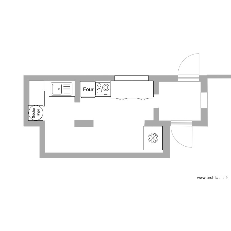 cuisine. Plan de 0 pièce et 0 m2