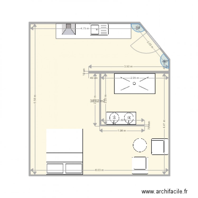 Pommerayeetage. Plan de 0 pièce et 0 m2