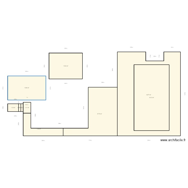 Verges Terrats. Plan de 0 pièce et 0 m2