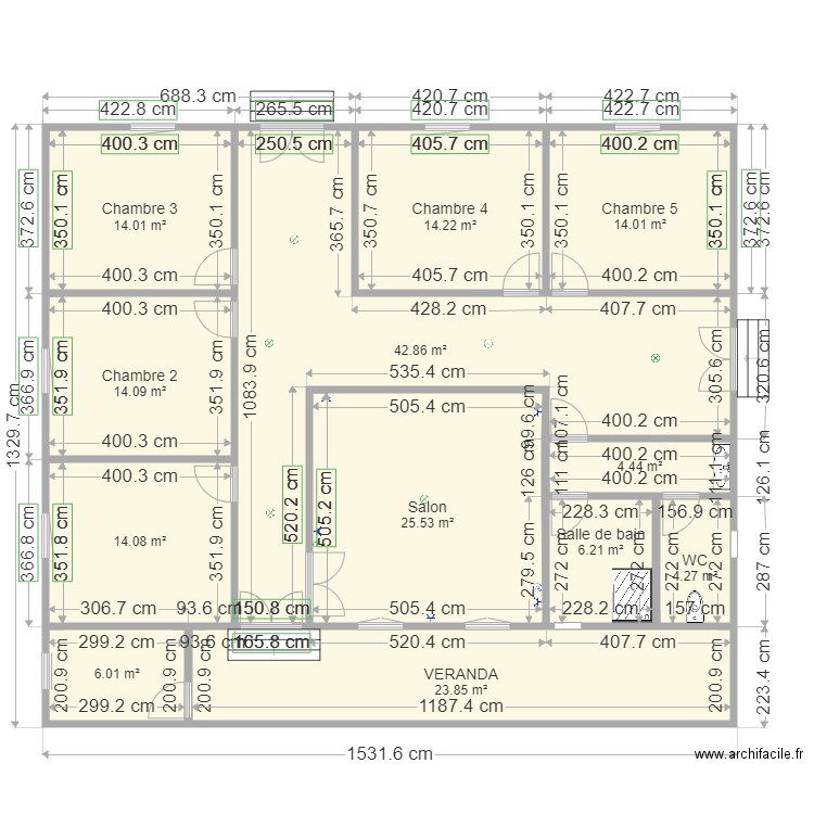 NIAMBOURE MODEL 3. Plan de 0 pièce et 0 m2