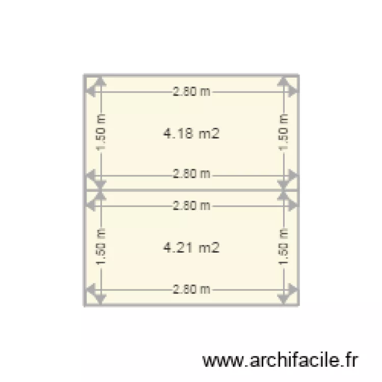 debourbeur vue de dessus. Plan de 