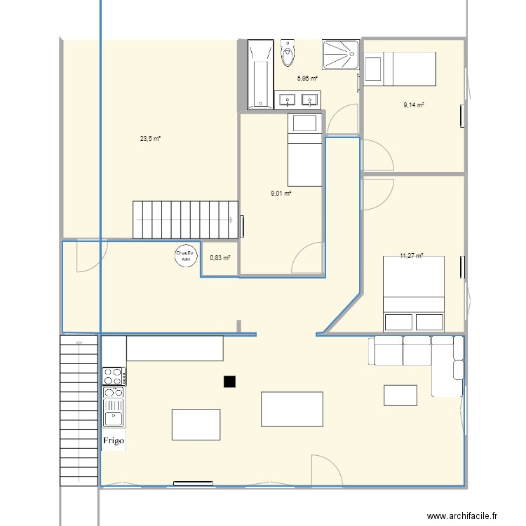 mussillon projet 2. Plan de 0 pièce et 0 m2