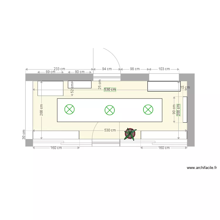ENTREE DELPHINE R. Plan de 