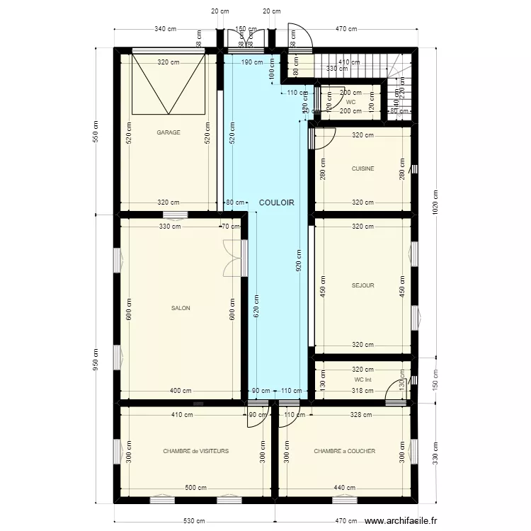 T10 x15 Client 26 51 25 70. Plan de 