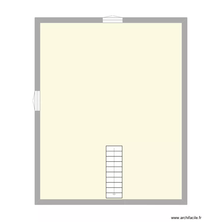 combles - sans cotes. Plan de 