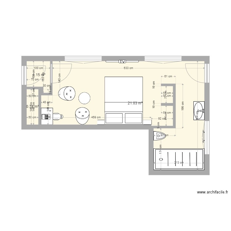 Chambre Léa Future V3. Plan de 0 pièce et 0 m2