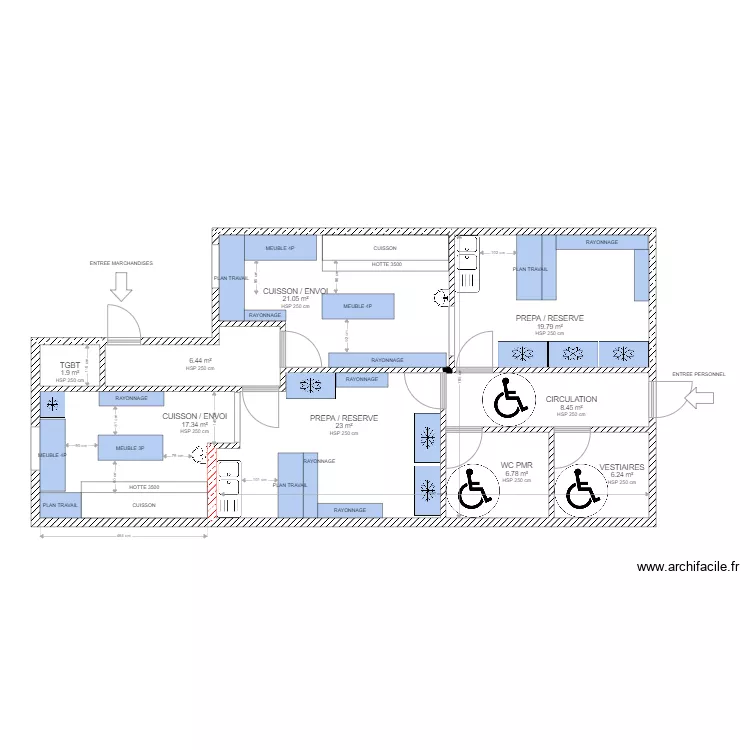 RENNES 2 LAB. Plan de 