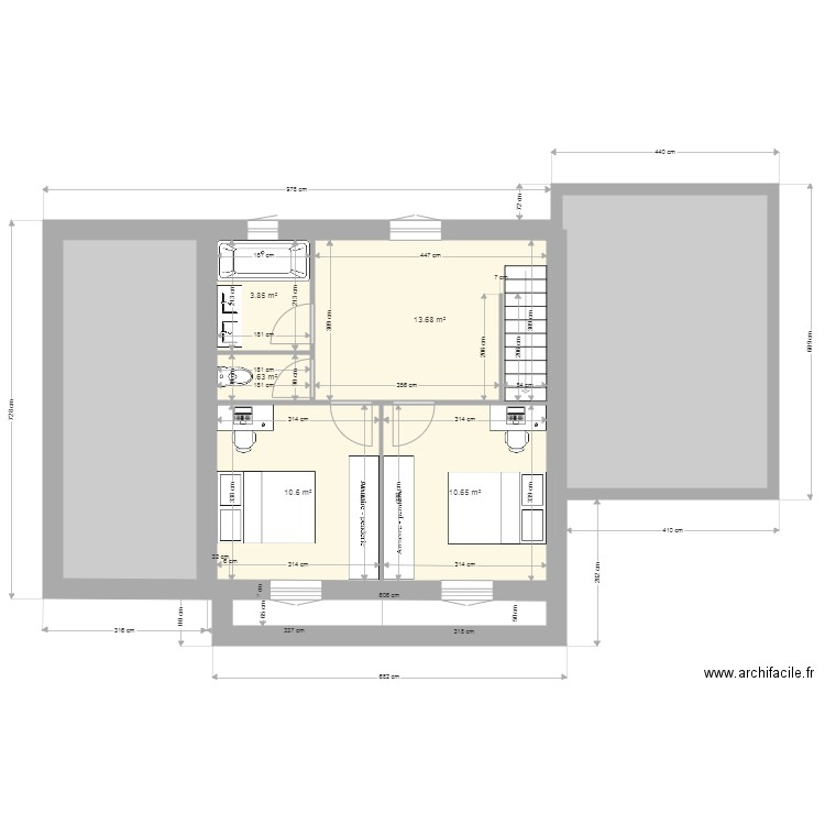 Plan MTB Etage V3. Plan de 0 pièce et 0 m2