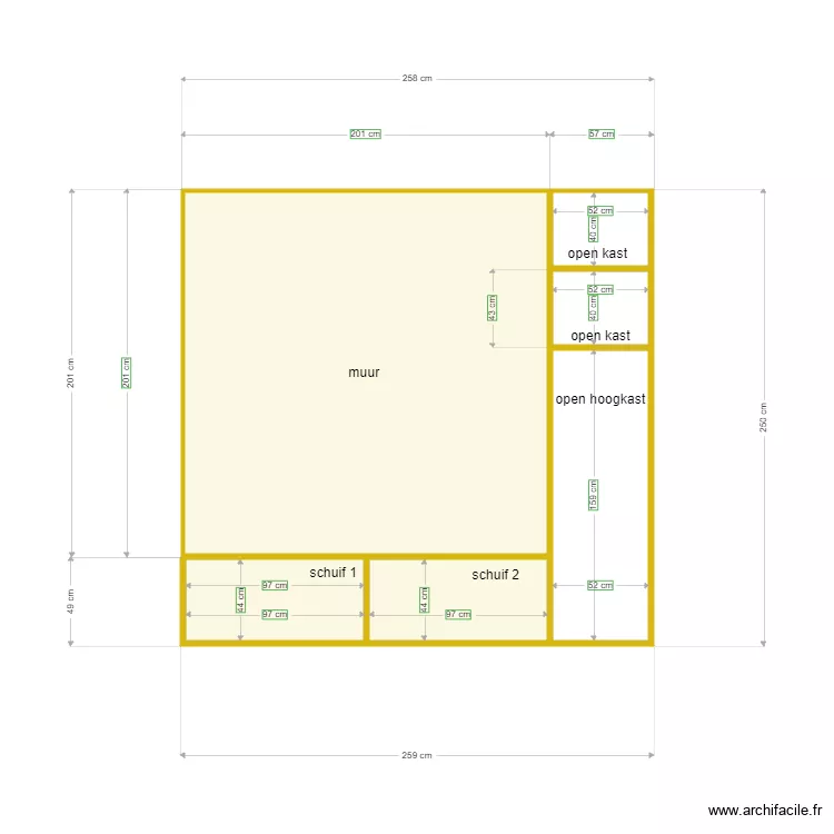 kin&eacute;. Plan de 