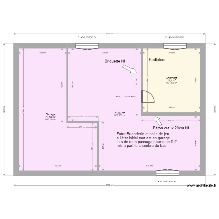 duffau adrien. Plan de 10 pièces et 168 m2