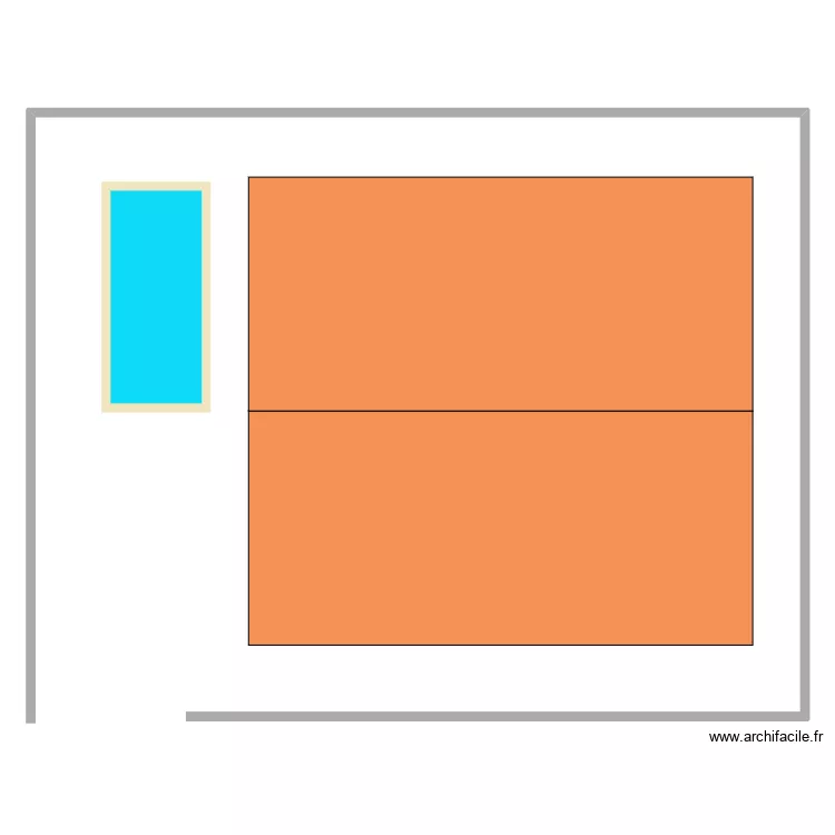 piscine test. Plan de piscine test. Plan de