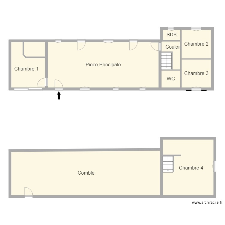 loupelande. Plan de 0 pièce et 0 m2