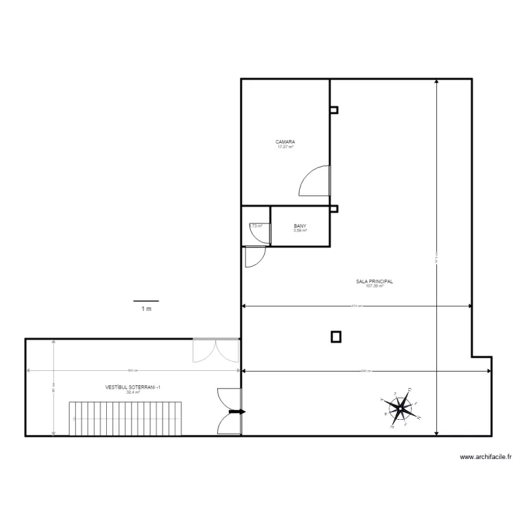 ED CONSUEGRA I SOTERRANI PAS DE LA CASA. Plan de ED CONSUEGRA I SOTERRANI PAS DE LA CASA. Plan de