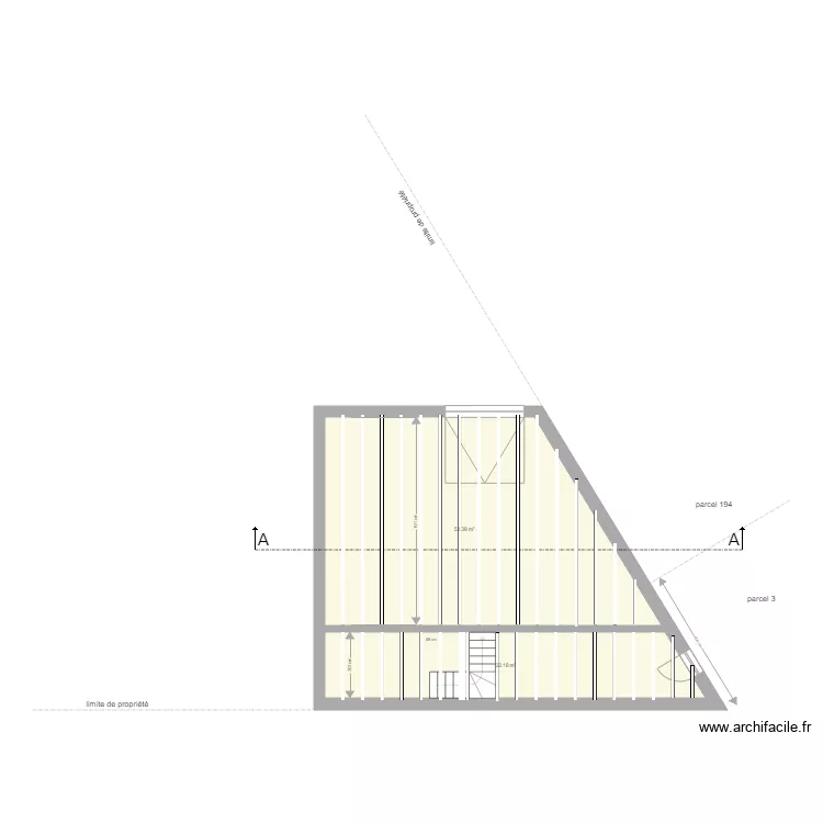 plan rez de chauss&eacute;e meure. Plan de 