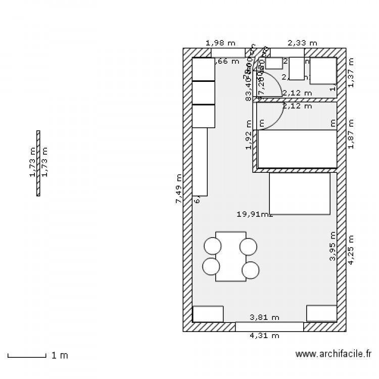 abatilles1g. Plan de 0 pièce et 0 m2