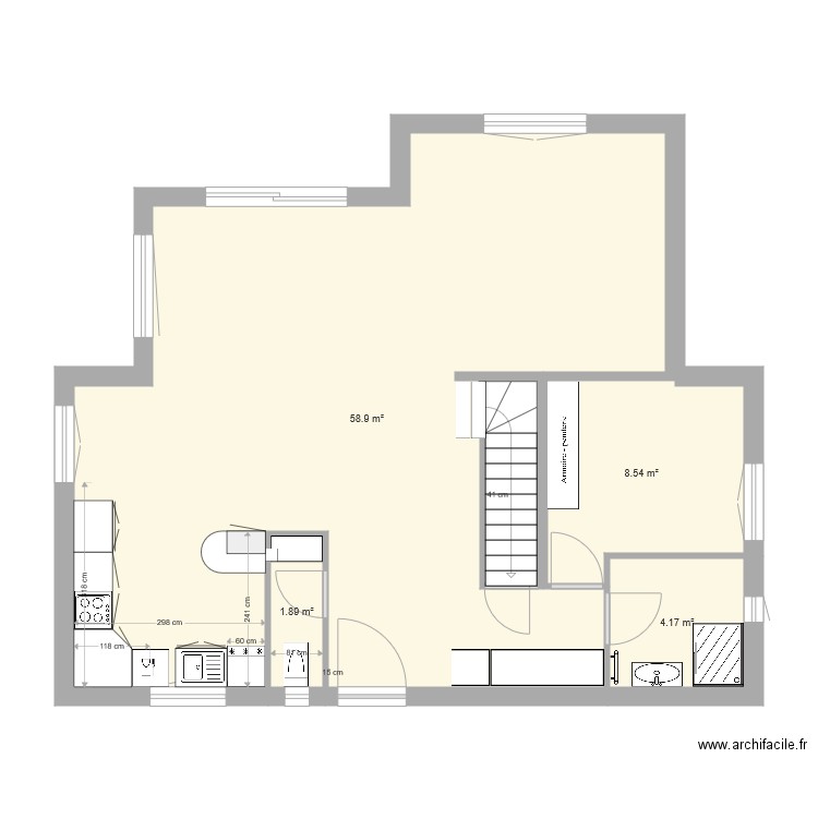 plan rez chaussee cuisine. Plan de 0 pièce et 0 m2