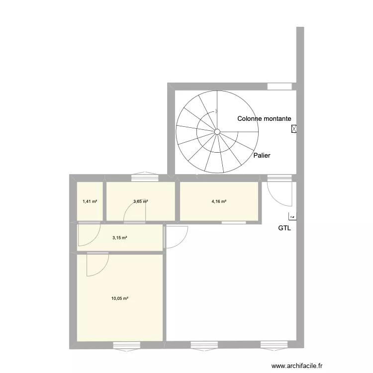 53 republique RC2M. Plan de 