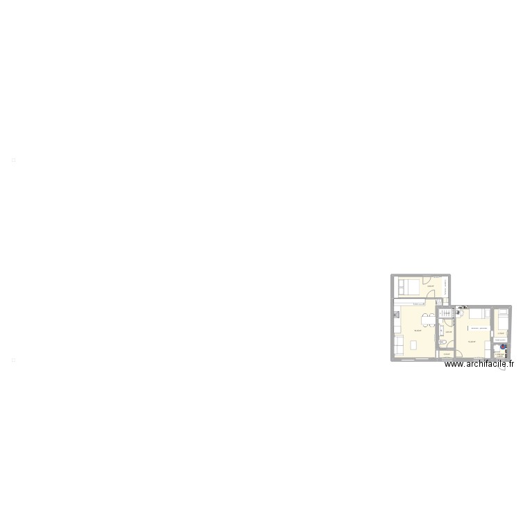 MiniLoft nouveau nouveau. Plan de 0 pièce et 0 m2