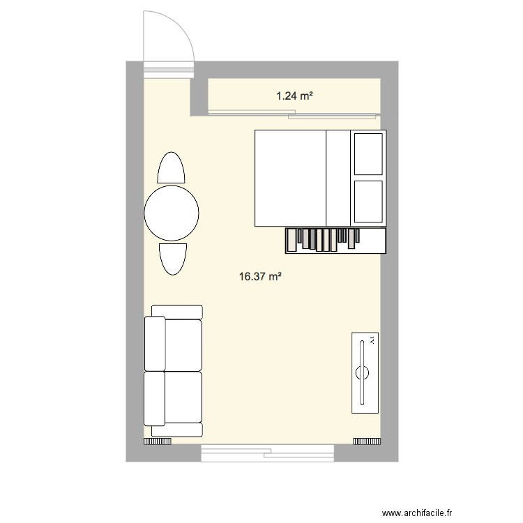 Appartement Toulouse 2. Plan de 0 pièce et 0 m2