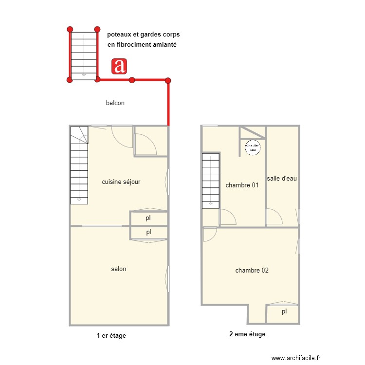 bouthier am. Plan de 11 pièces et 52 m2