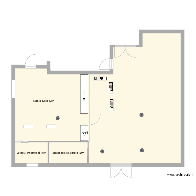 plan guichet Antibes PDC1. Plan de 0 pièce et 0 m2