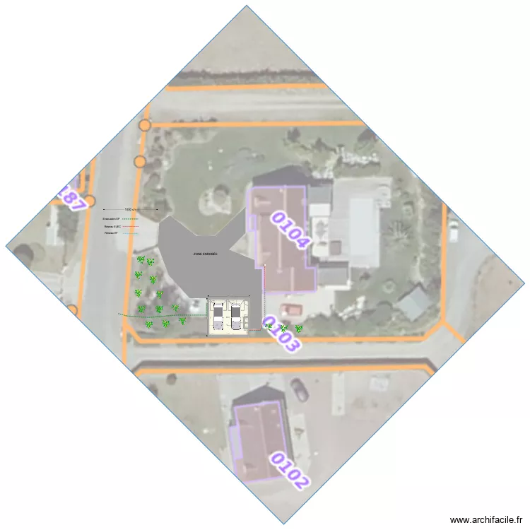 lejeune garage. Plan de 
