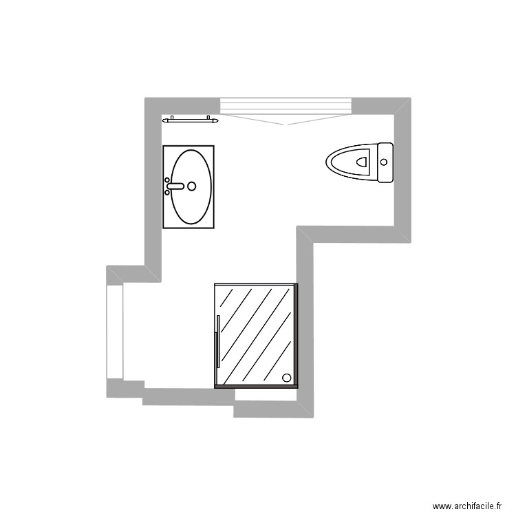 Pynes - bathroom V 2. Plan de 0 pièce et 0 m2