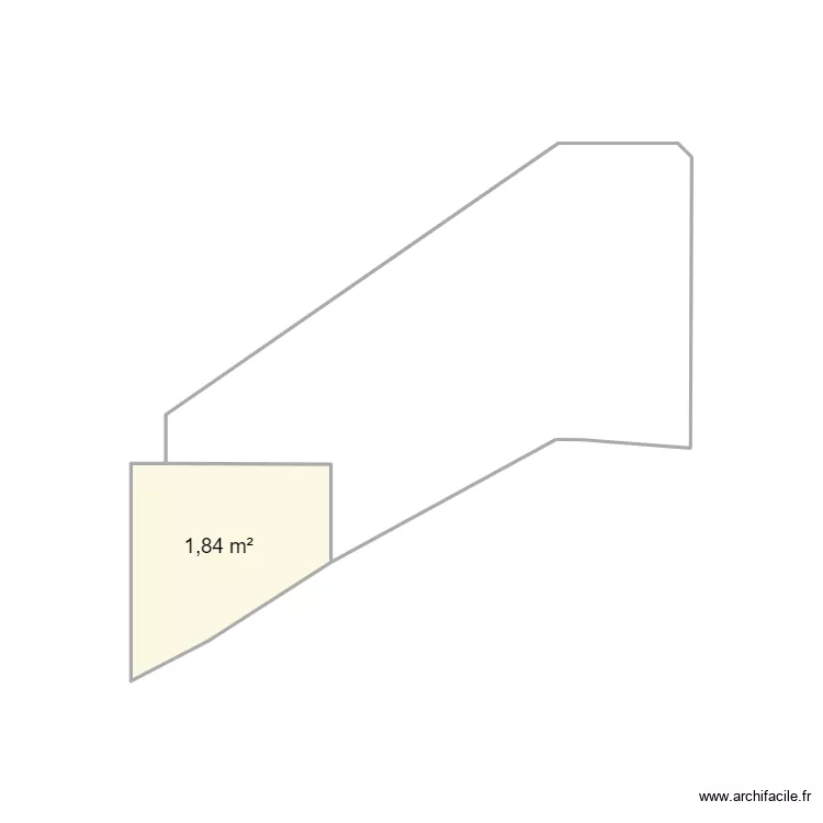 mur escalier. Plan de 