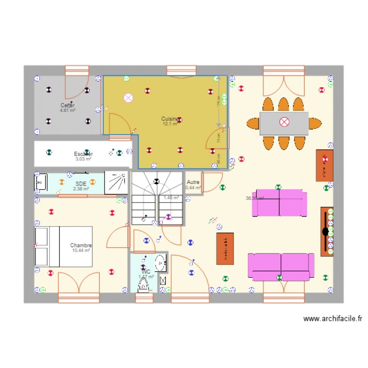 RDC 2. Plan de 0 pièce et 0 m2