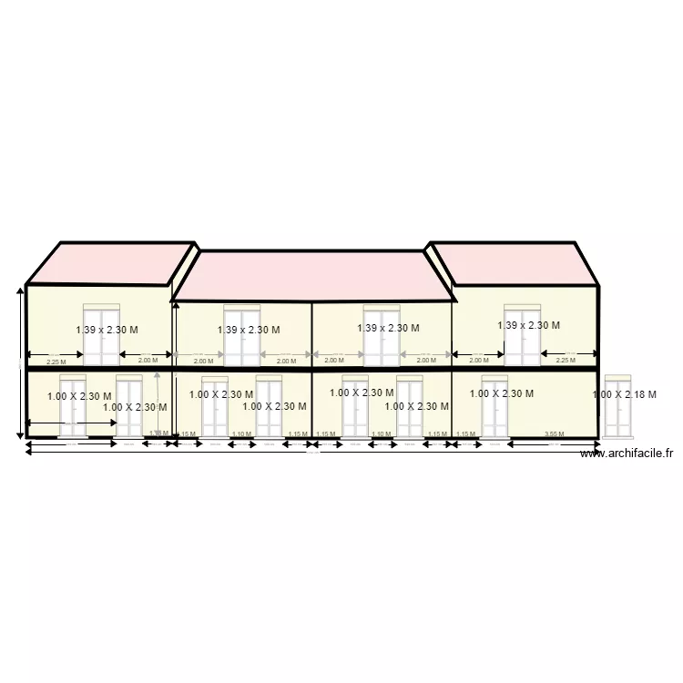 PESSICART  OUEST. Plan de 