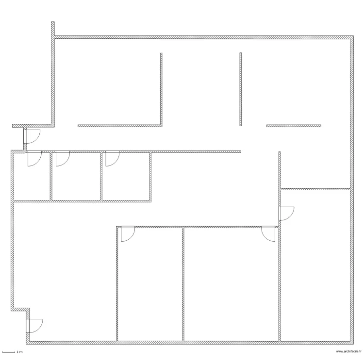 ECOLE BERNOM 1er EST. Plan de 