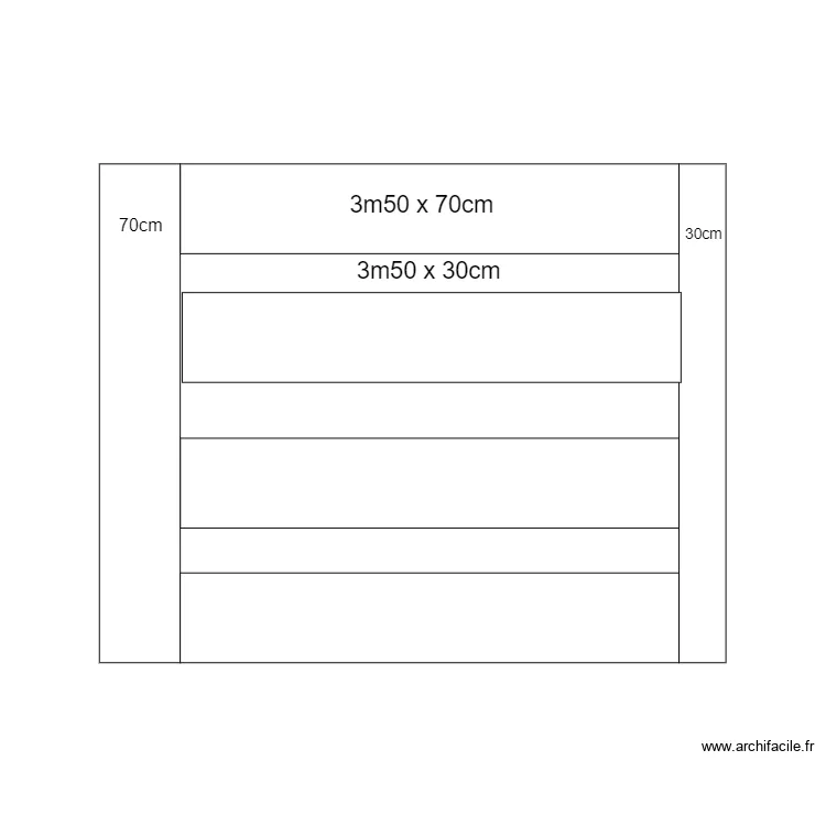 Massif Drainant. Plan de 