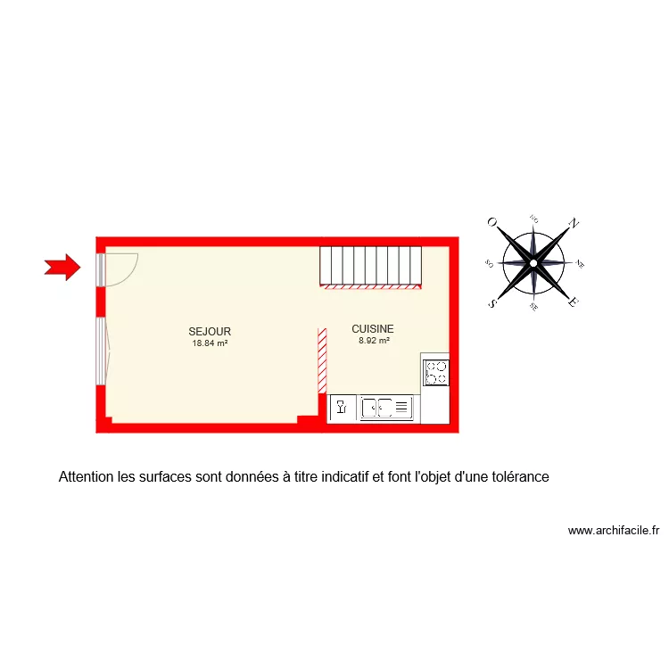 BI 6418 RDC MARIAM. Plan de 