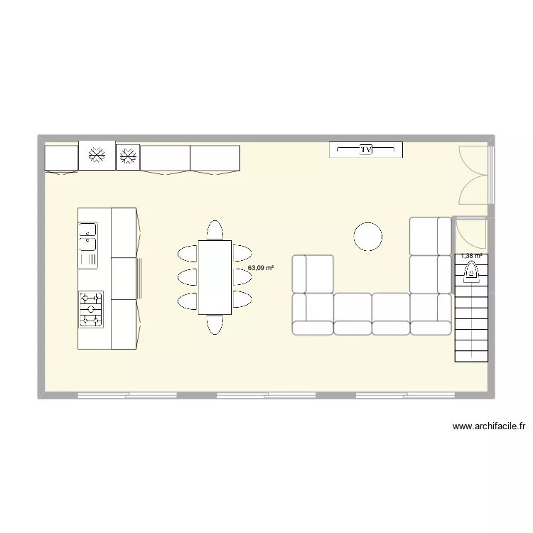 Nella Jordan RDC (1). Plan de 