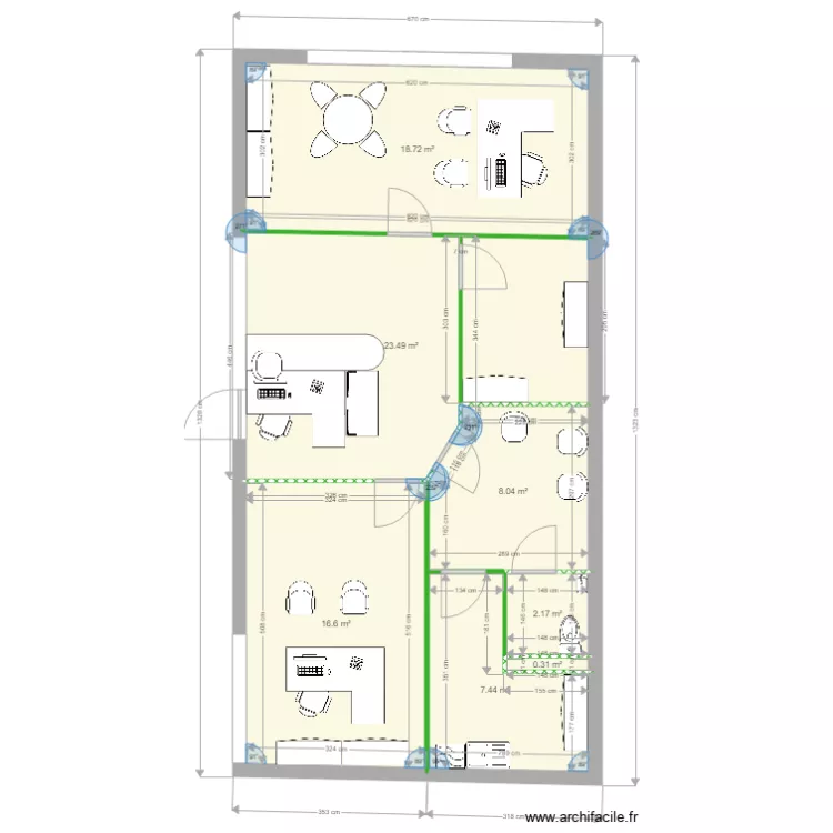Commerces Nord v3. Plan de 