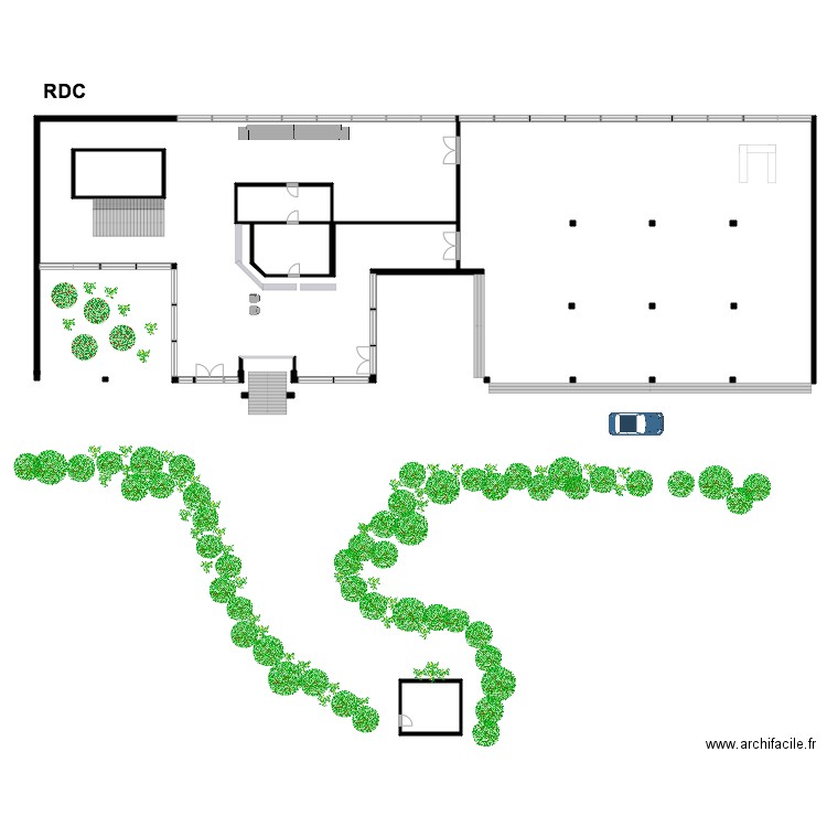 Z Plan RDC 1. Plan de 0 pièce et 0 m2