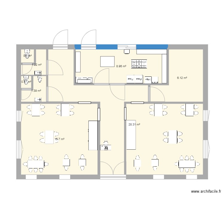 Cuisine. Plan de 0 pièce et 0 m2