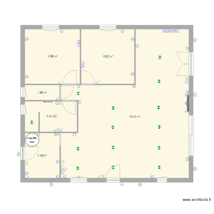 st cier. Plan de 0 pièce et 0 m2