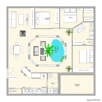 Maison avec patio spa nage