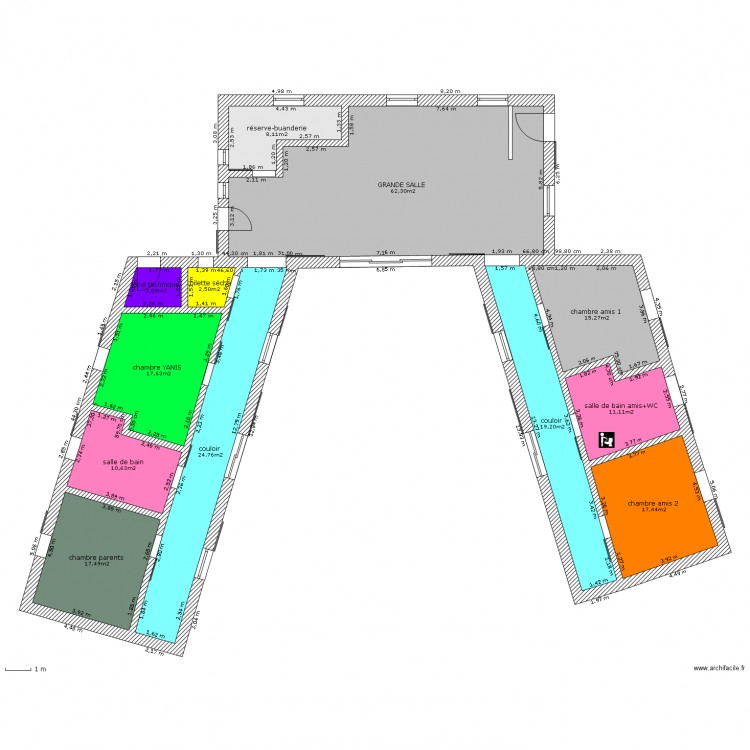 paille. Plan de 0 pièce et 0 m2