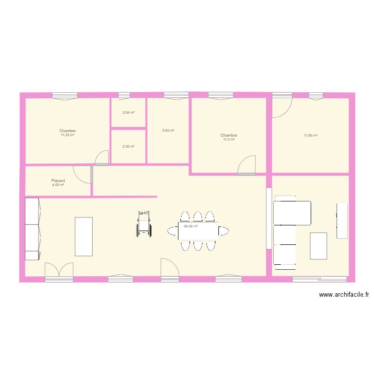 pauilhac plan initial 1 MEUBLE. Plan de 0 pièce et 0 m2