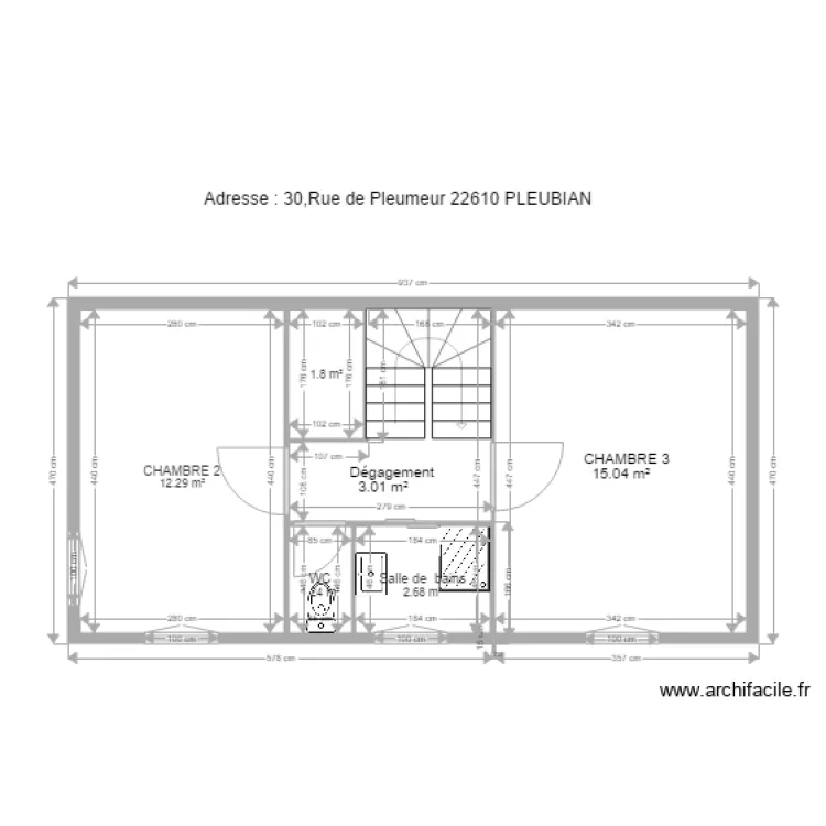 PLAN PROJET ETAGE 201902 QUEMENER Henri. Plan de 