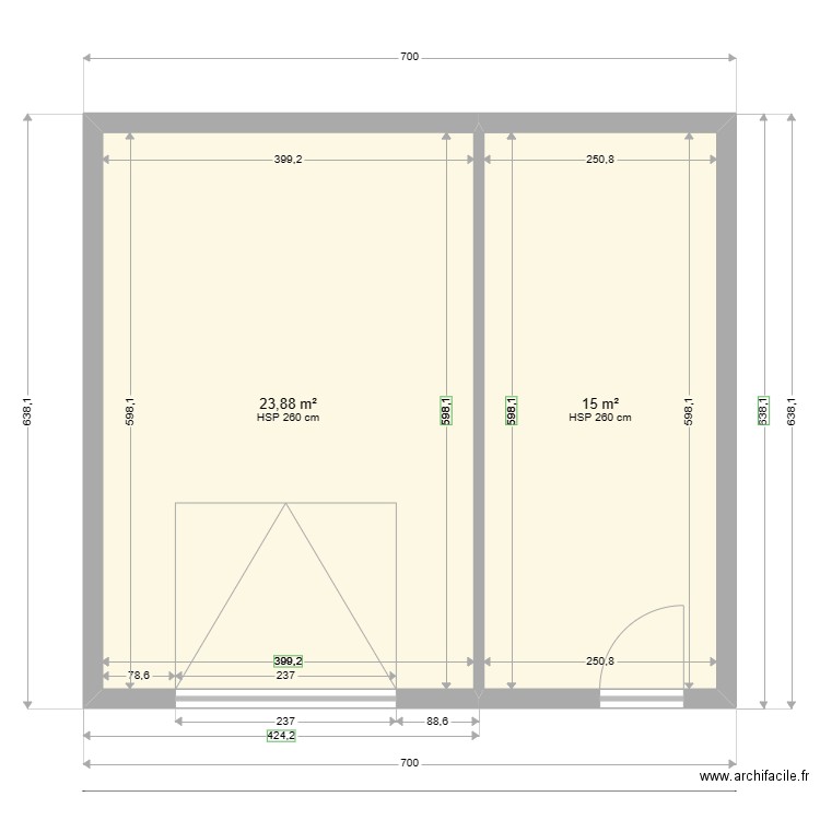 PLAN DE MASSE . Plan de 0 pièce et 0 m2